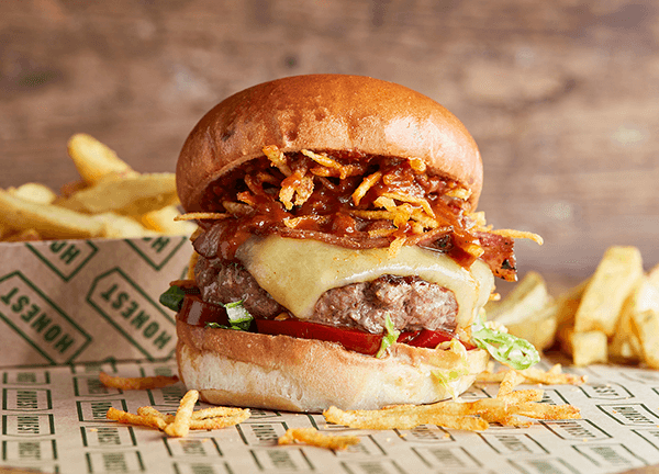 Chilli beef burger